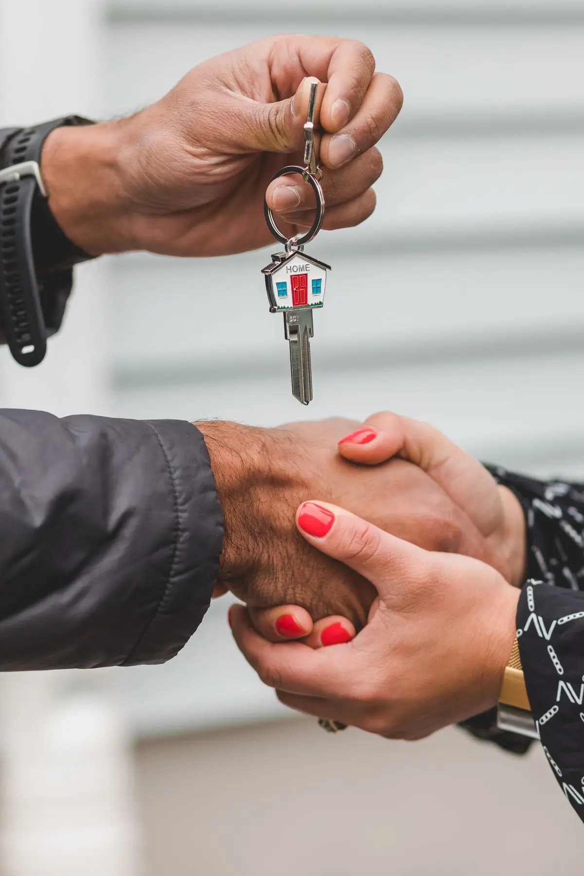 Keys and paperwork representing responsibility for a rental property